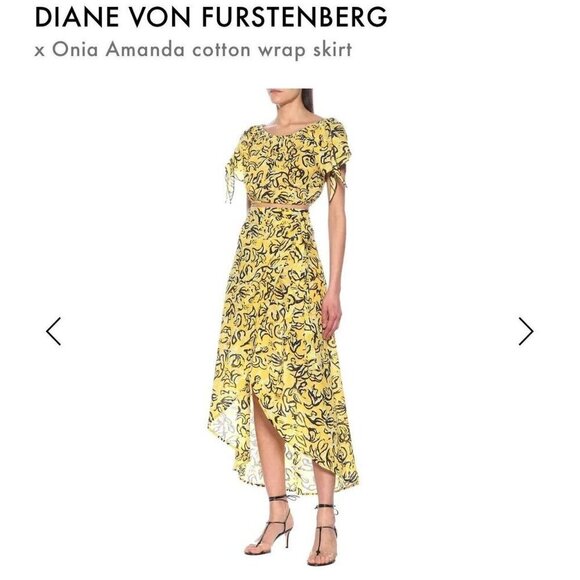 Diane von Furstenberg DVF x Onia Off Shoulder Crop Top Medium - Picture 2 of 6